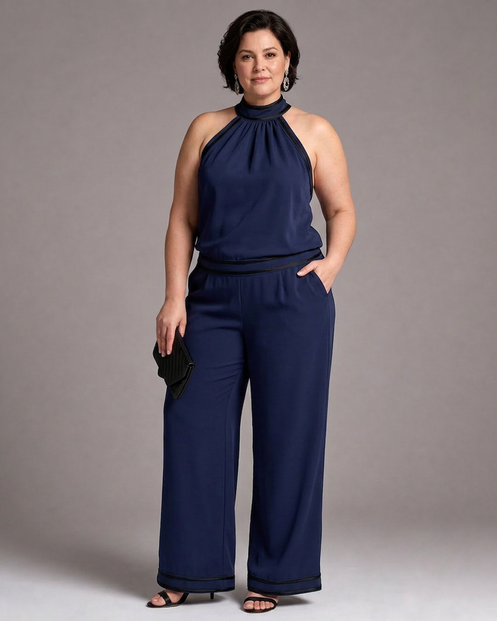 Isolde | Halter Neck Jumpsuit