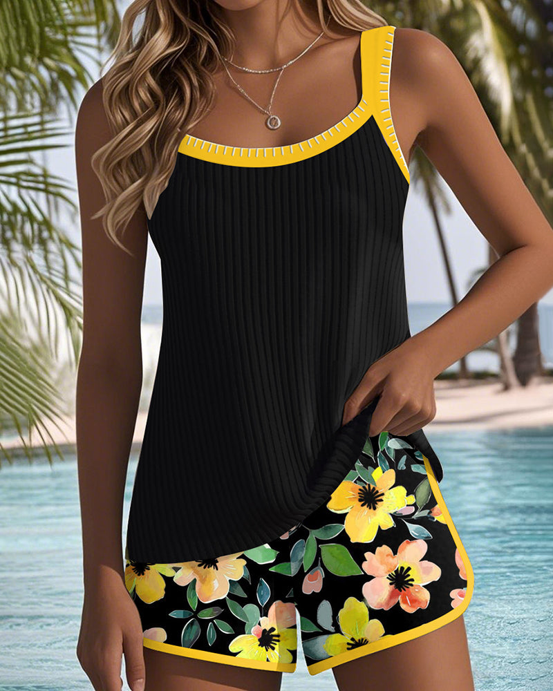 Elena | Tankini Pants Set