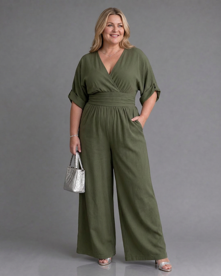 Zara | V-Neck Jumpsuit