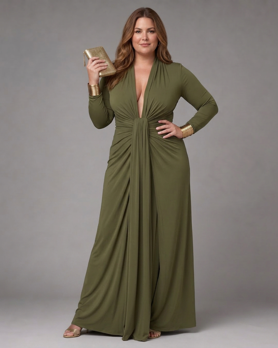 Nora | V-Neck Maxi Dress