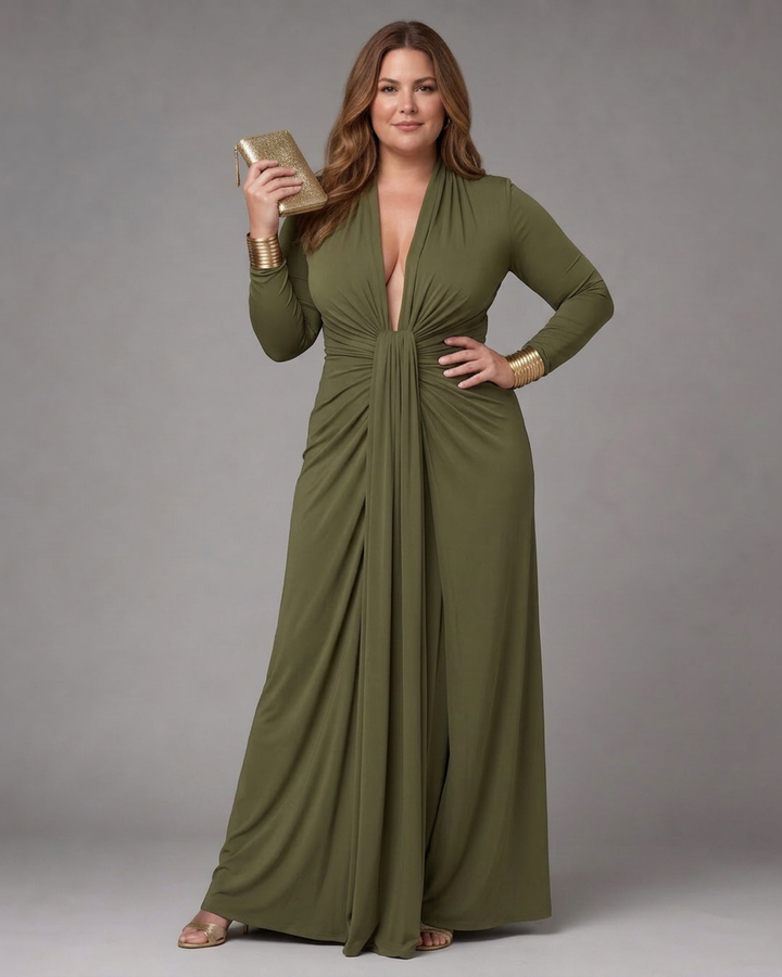 Nora | V-Neck Maxi Dress