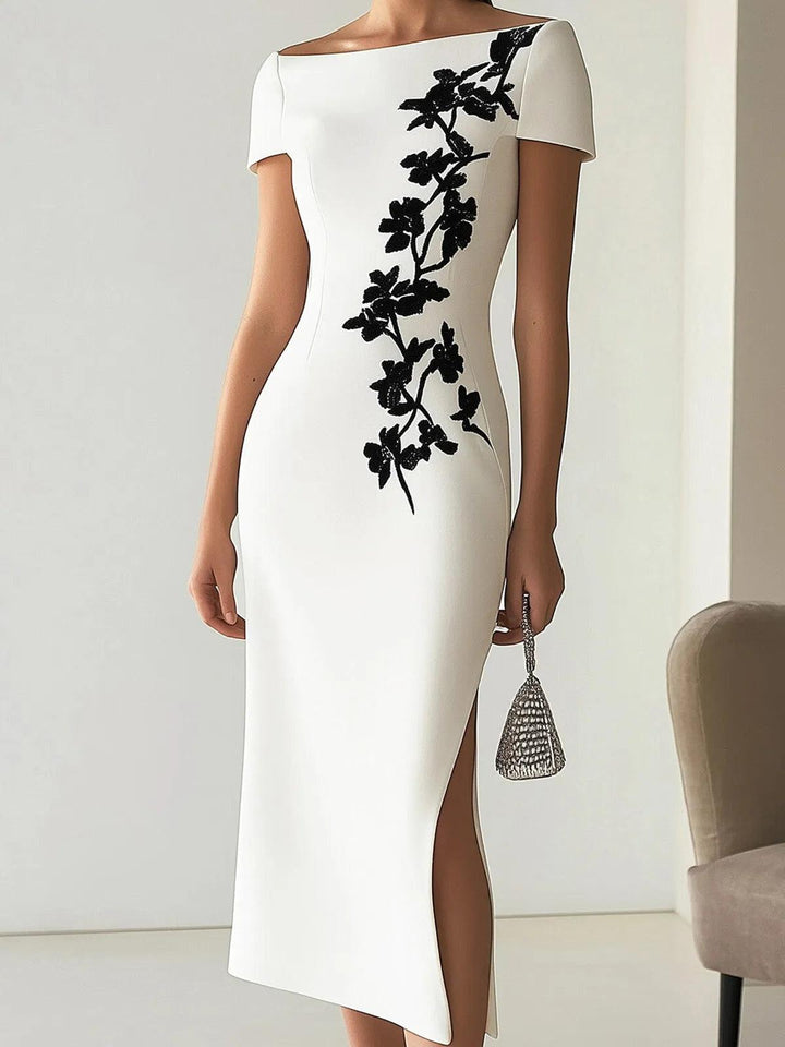 Cassandra | Floral Midi Dress