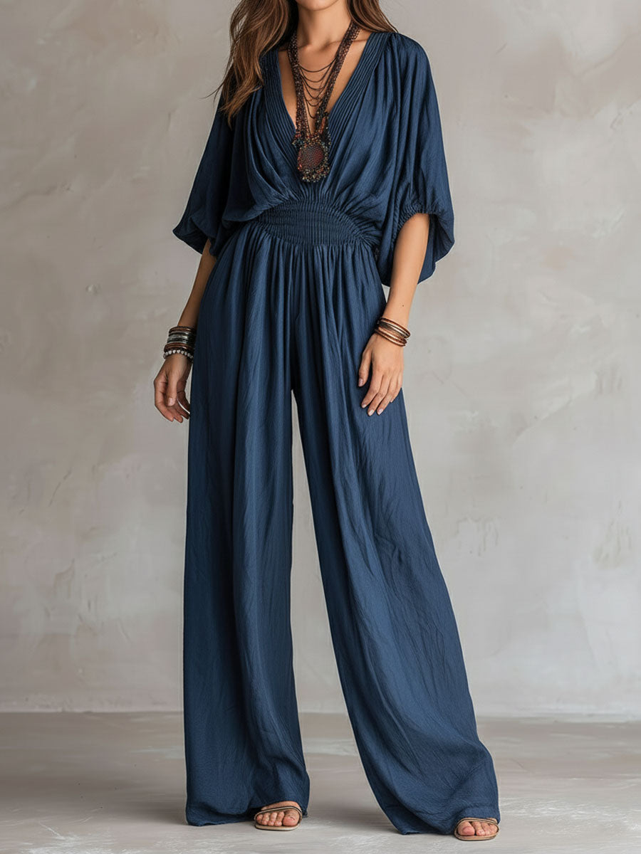 Sarina | Smocked Waist Jumpsuit