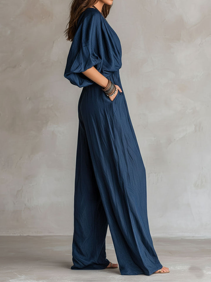 Sarina | Smocked Waist Jumpsuit