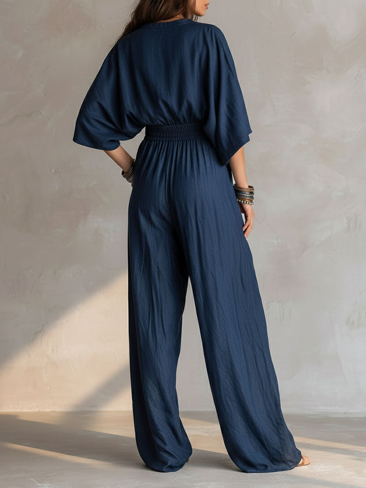 Sarina | Smocked Waist Jumpsuit