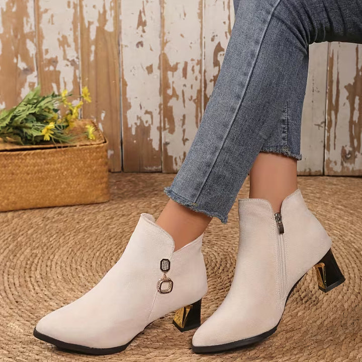 Elowen | Pointed Toe Ankle Boots