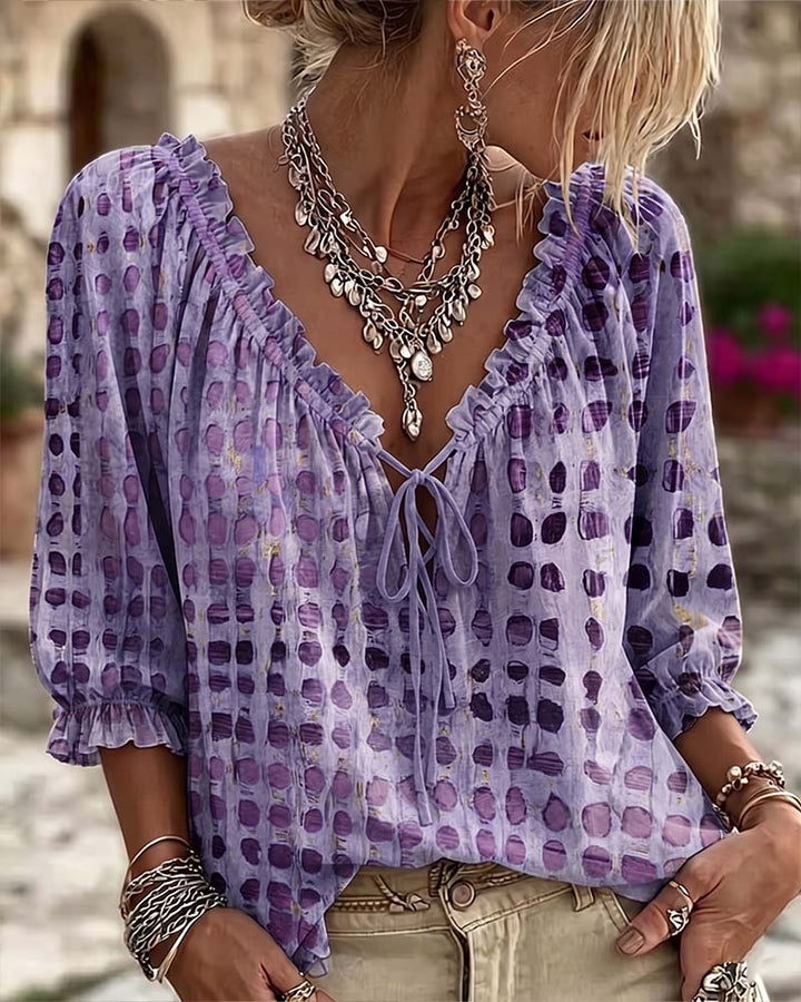 Cecilia | Polka Dot Blouse