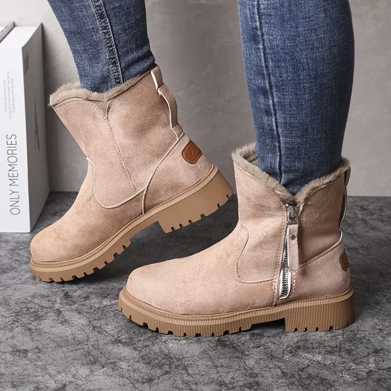 Elara | Cozy Plush Boots