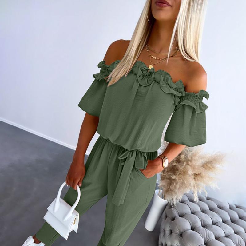 Nina | Off Shoulder Jumpsuit