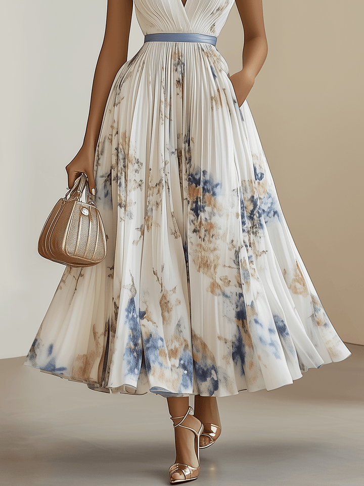 Aurelia | V-Neck Midi Dress