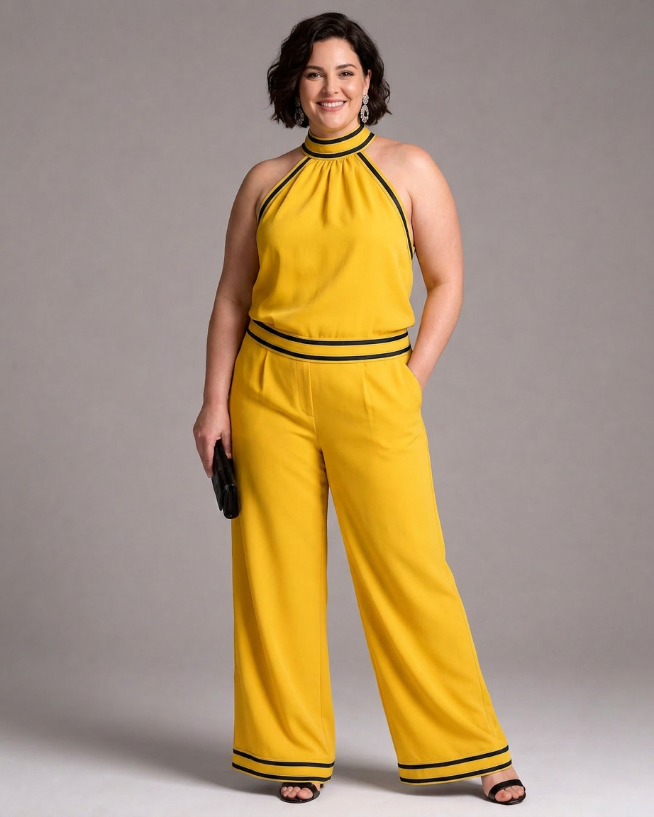 Isolde | Halter Neck Jumpsuit