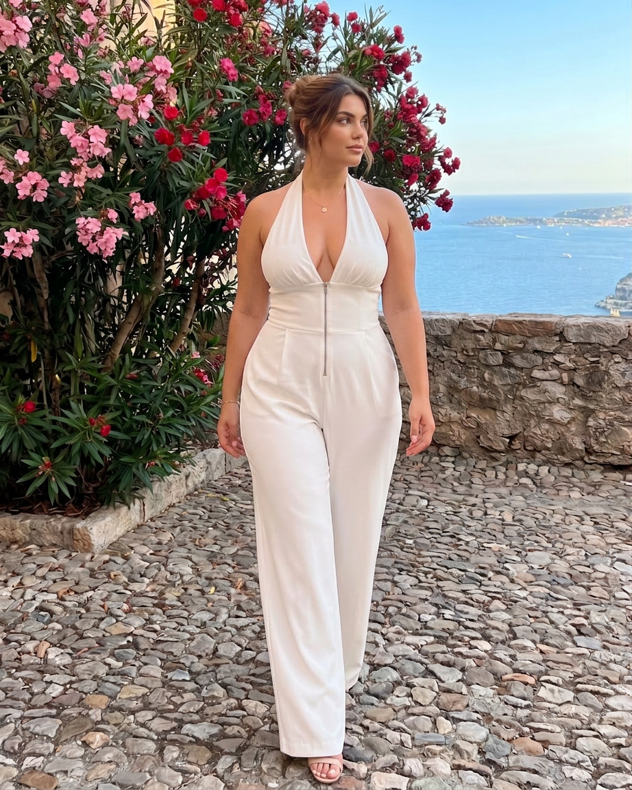 Liliana | Sleeveless Wide Leg Jumpsuit