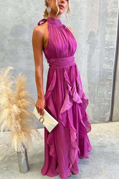 Celia | Halter Maxi Dress