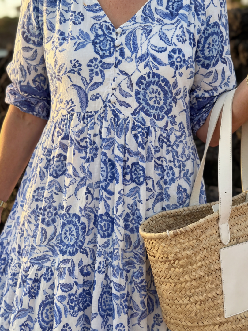 Celia | Floral Midi Dress