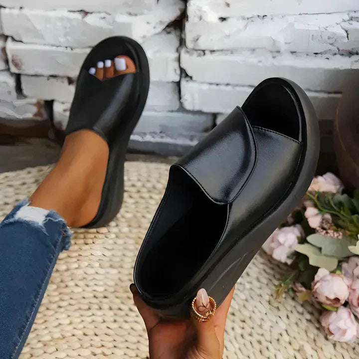Seraphina | Slip-On Wedge Sandals