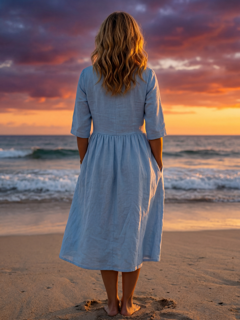 Lila | Casual Midi Dress