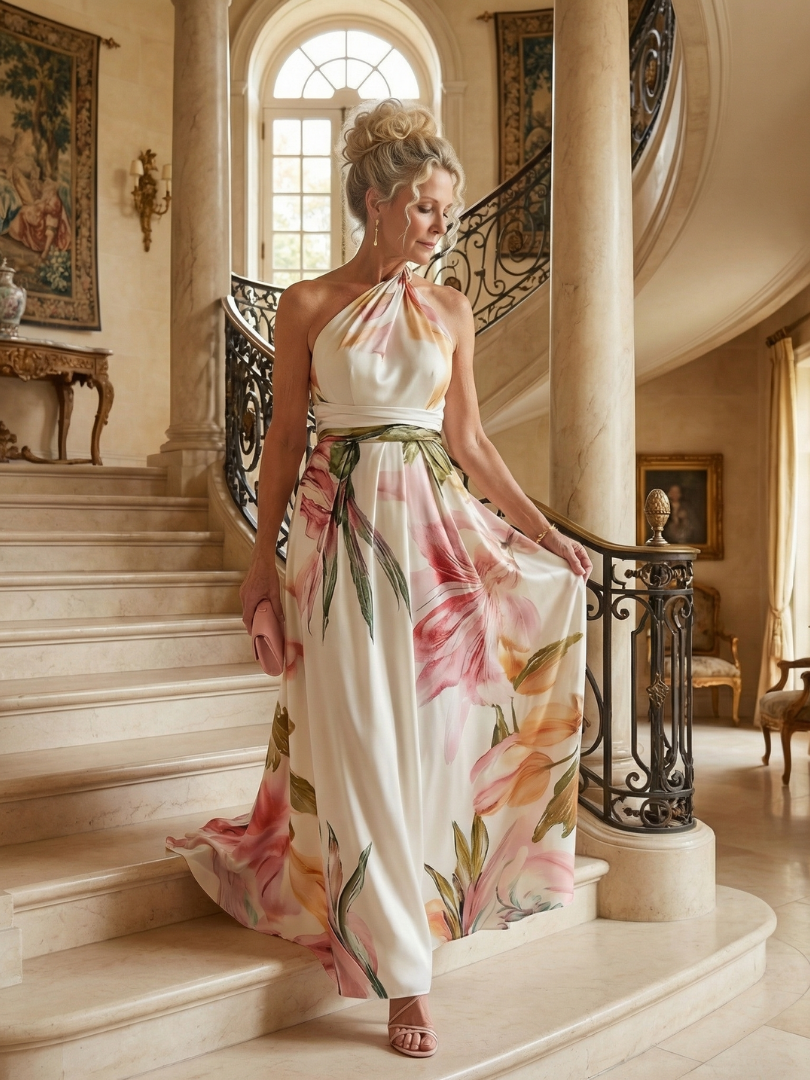 Liora | Floral Maxi Dress