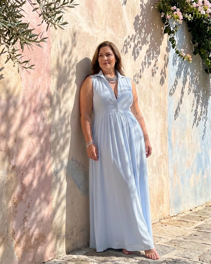 Adelaide | Sleeveless Wide Leg Jumpsuit