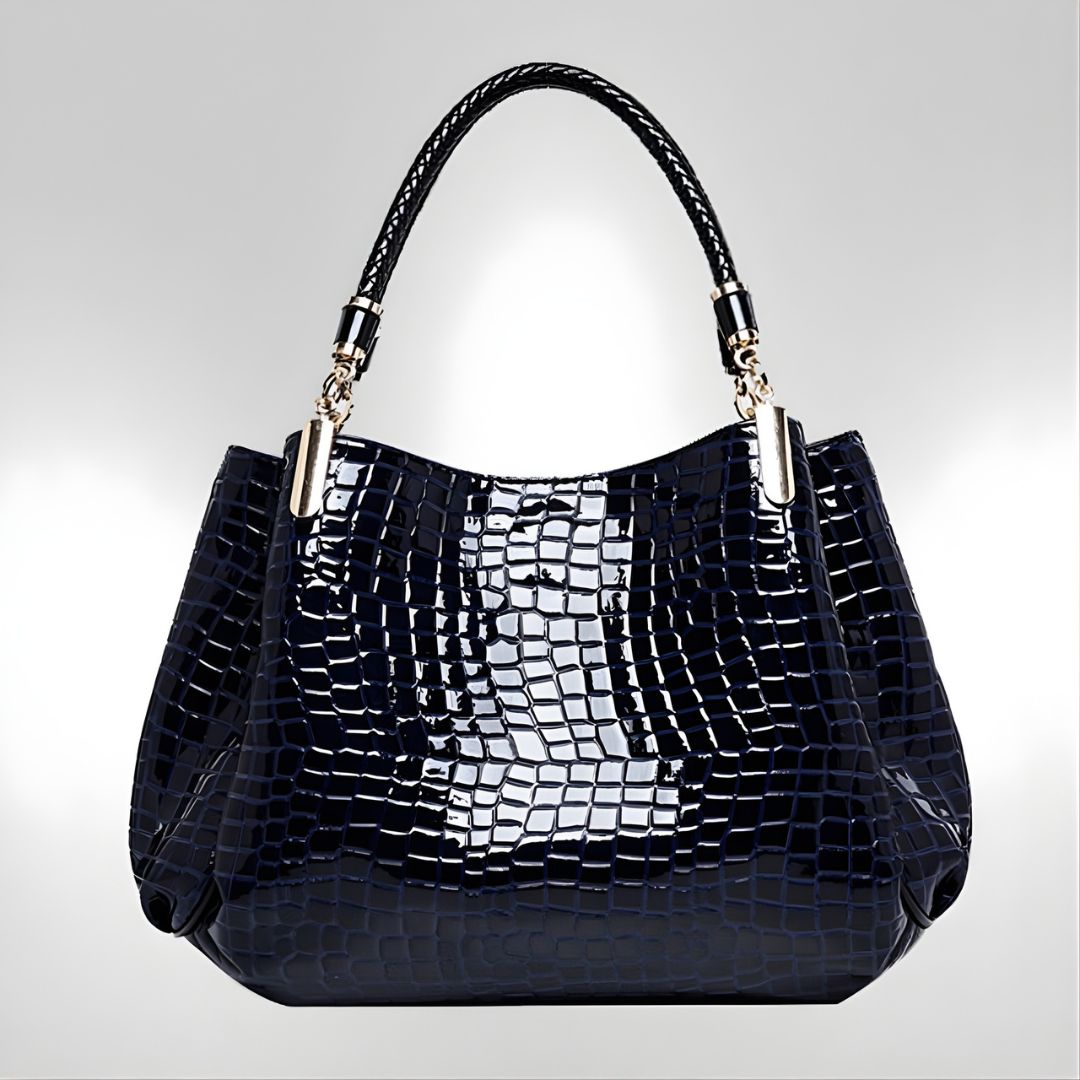 Fiona | Crocodile Shoulder Bag