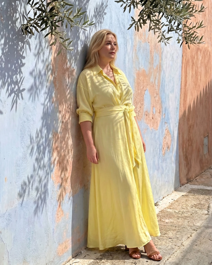 Mireille | Long Sleeve Midi Dress