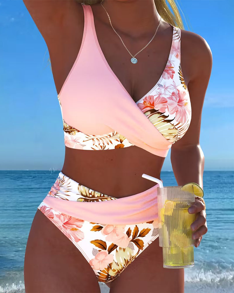 Seraphina | Floral Split Bikini