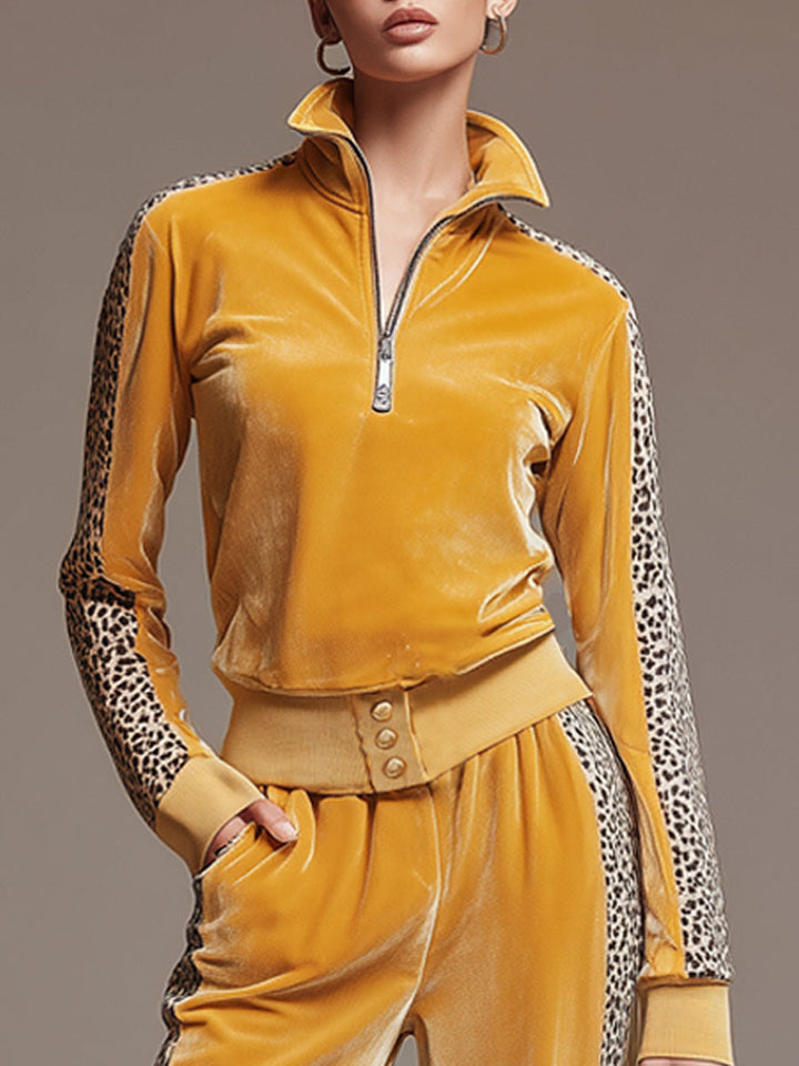 Sabrina | Luxe Leopard Lounge Set