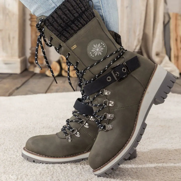 Amara | Knit Cuff Boots