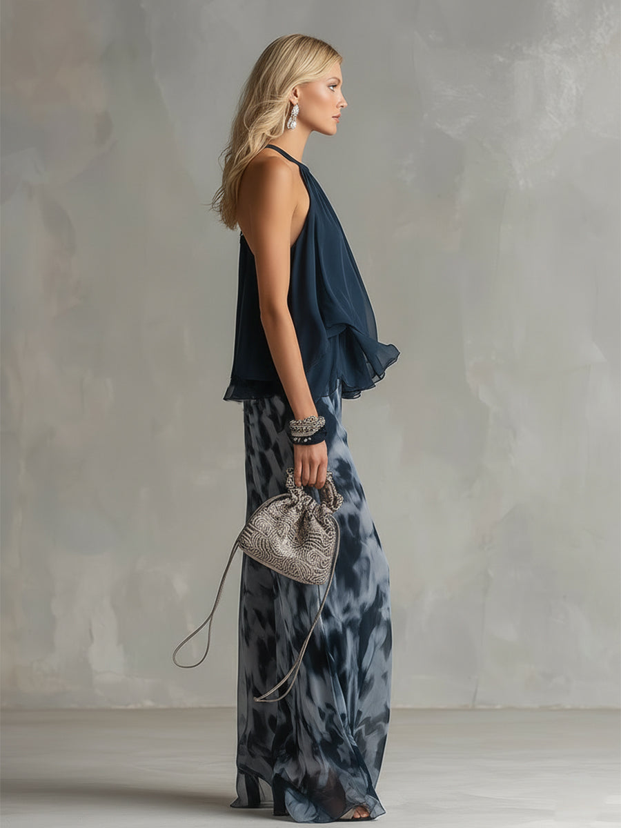 Seraphina | Chiffon Set Trousers