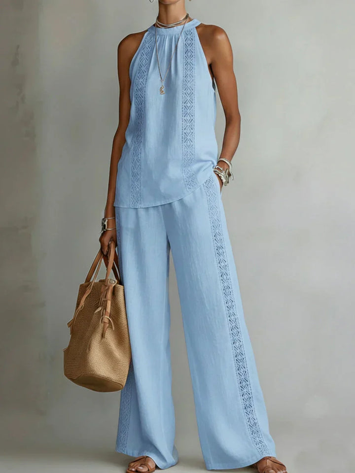 Elena | Halter Two-Piece Set