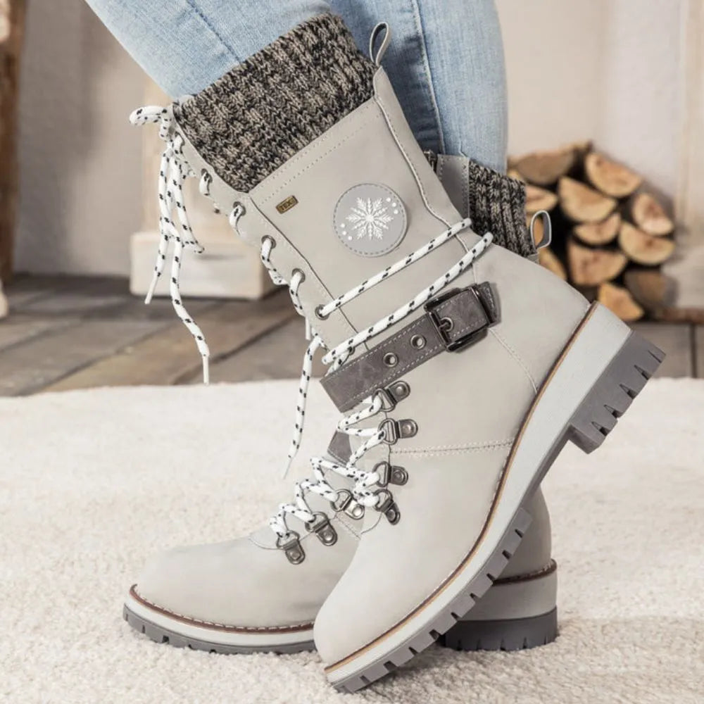Amara | Knit Cuff Boots
