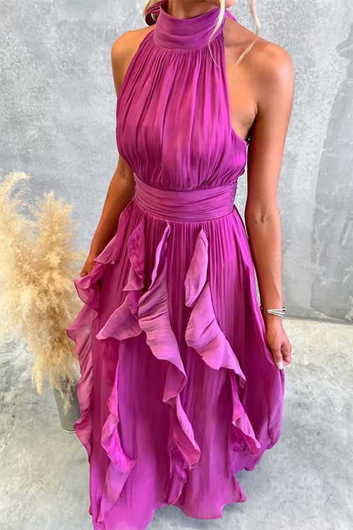 Celia | Halter Maxi Dress