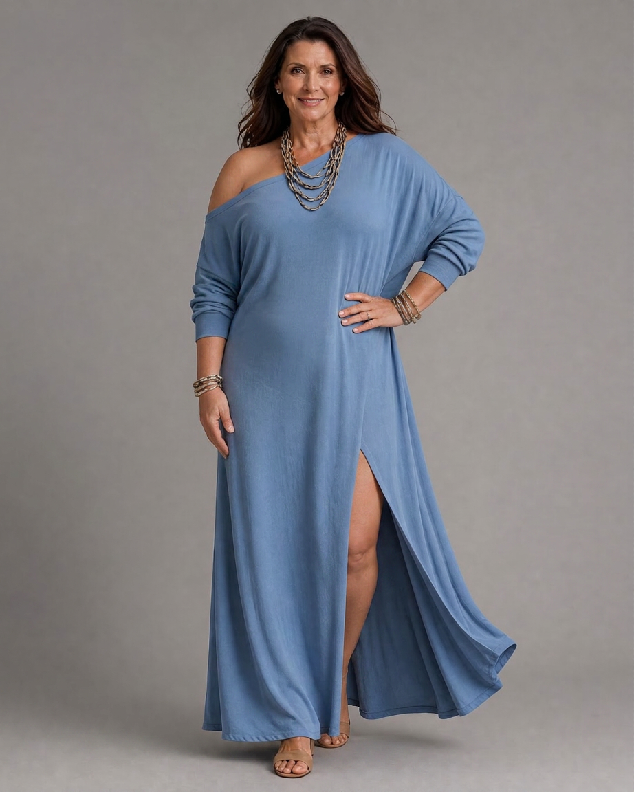 Livia | One Shoulder Midi Dress