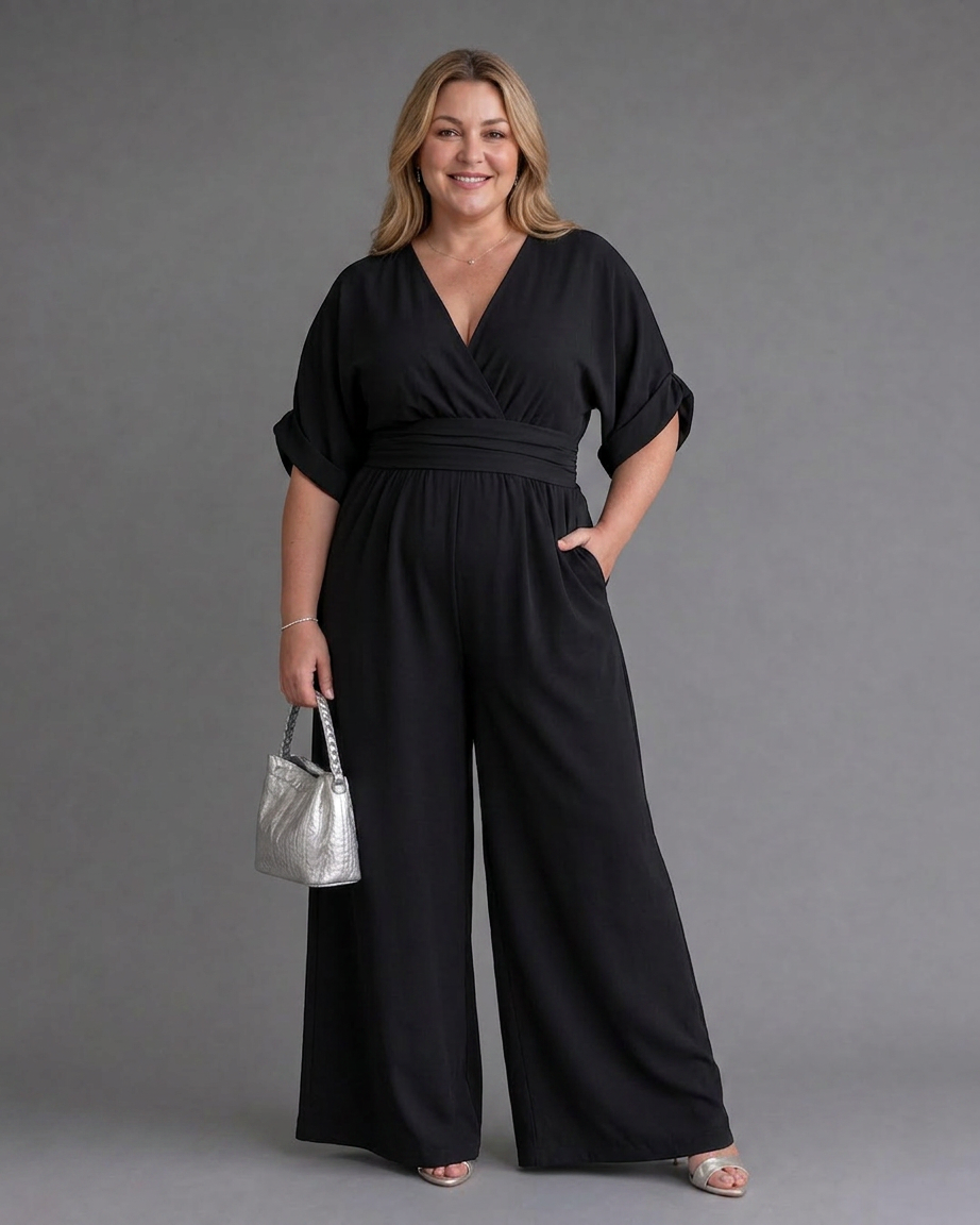 Zara | V-Neck Jumpsuit