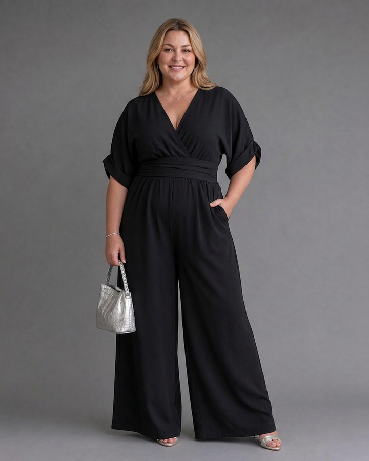 Zara | V-Neck Jumpsuit