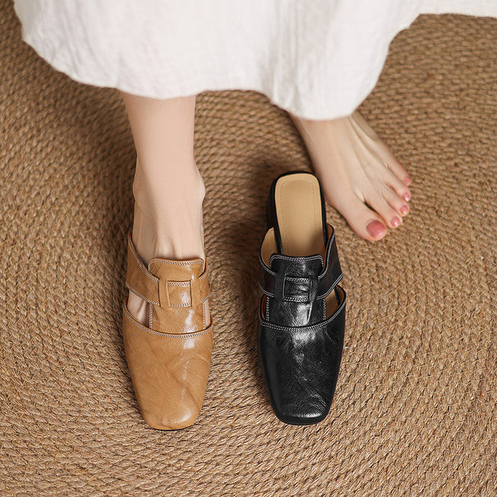 Elowen | Leather Mules