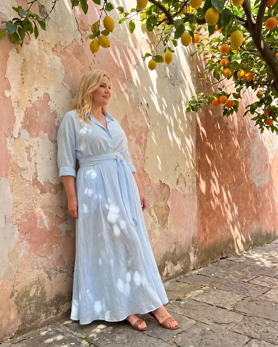 Mireille | Long Sleeve Midi Dress