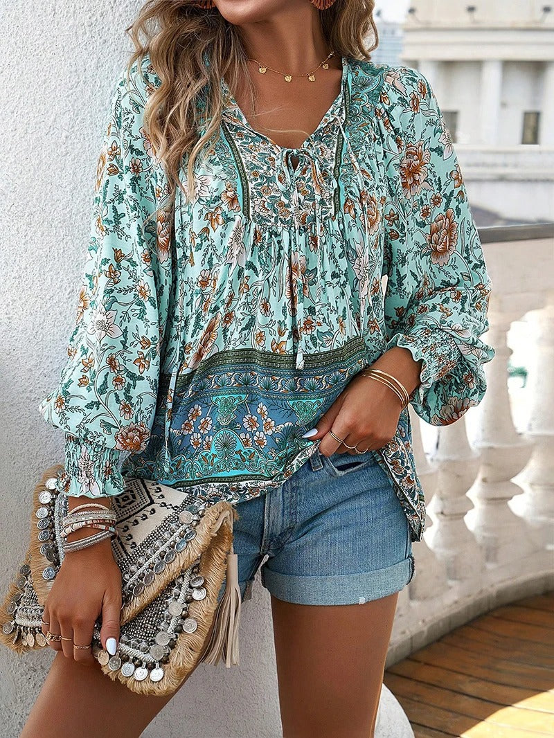 Elara | Floral Blouse