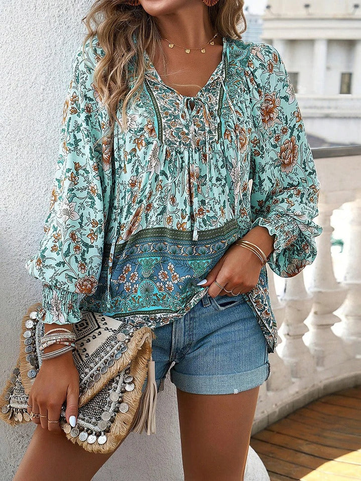 Elara | Floral Blouse