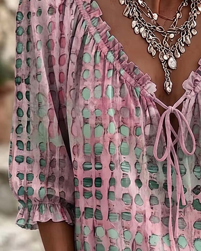 Cecilia | Polka Dot Blouse