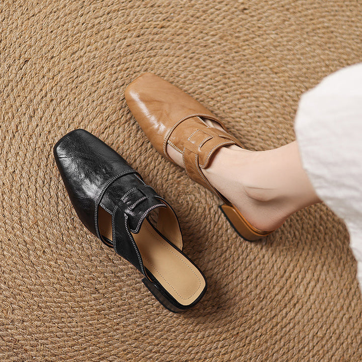 Elowen | Leather Mules