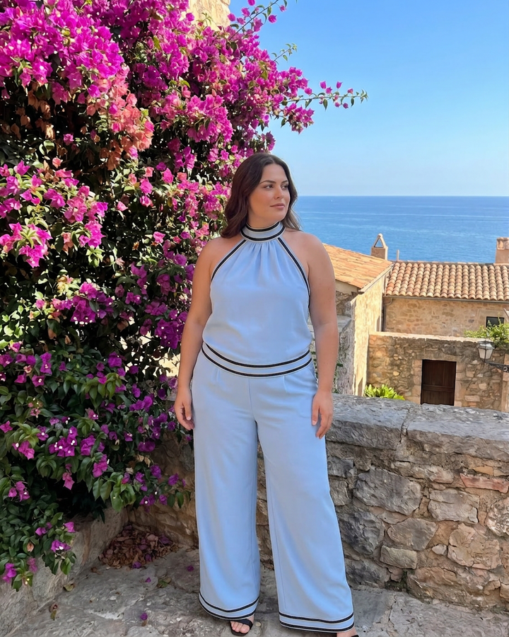 Isolde | Halter Neck Jumpsuit