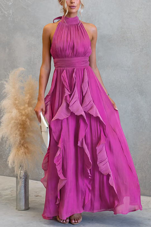 Celia | Halter Maxi Dress