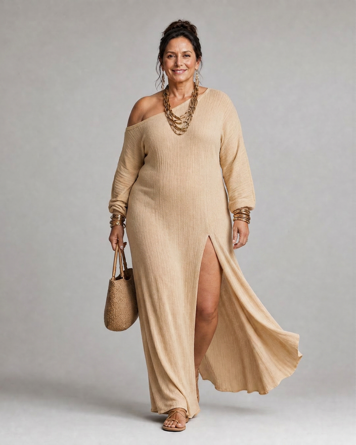 Livia | One Shoulder Midi Dress