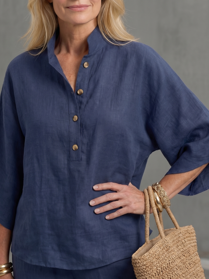 Sienna | Button Front Tunic Set
