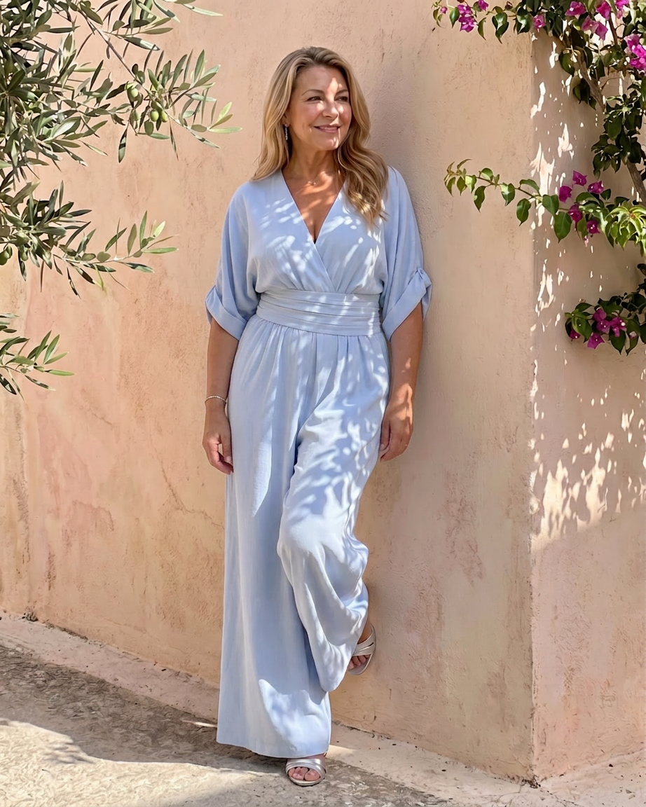 Zara | V-Neck Jumpsuit