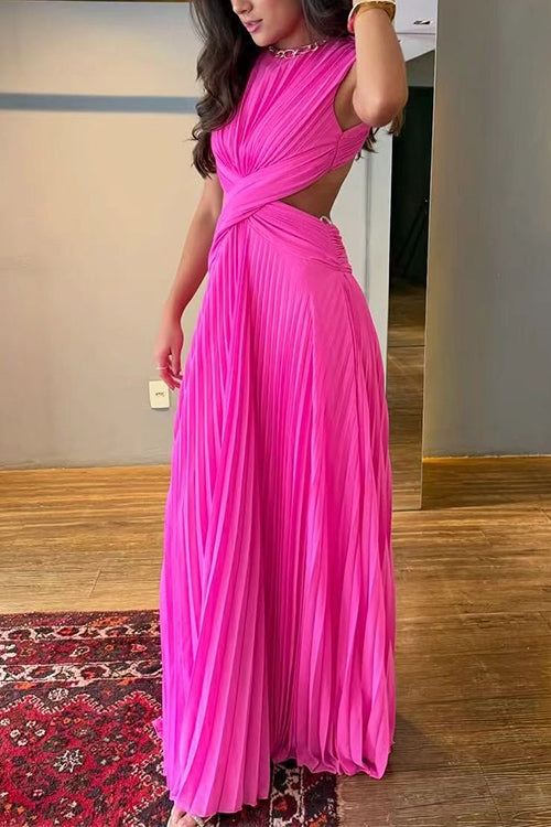 Elowen | Pleated Maxi Dress