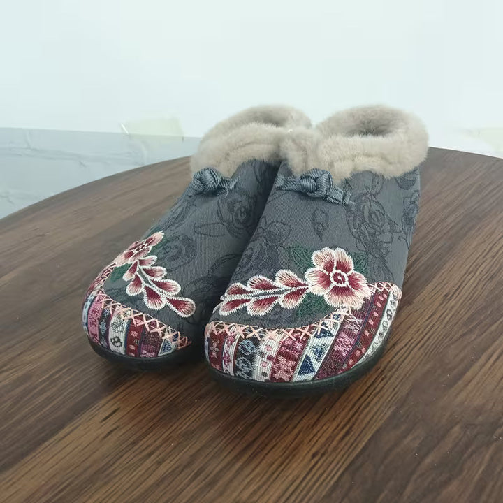 Selene | Floral Ankle Boots
