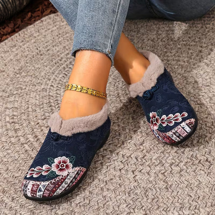 Selene | Floral Ankle Boots