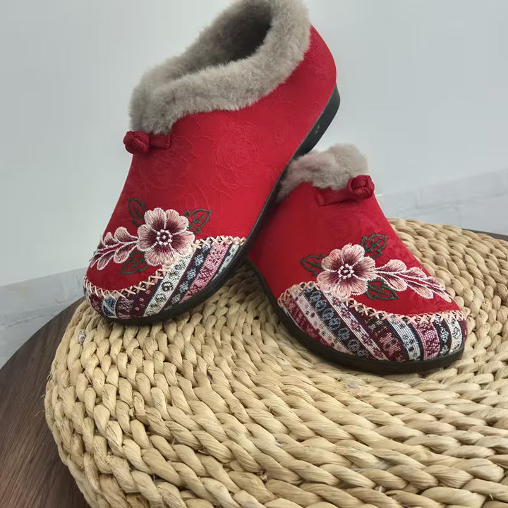 Selene | Floral Ankle Boots