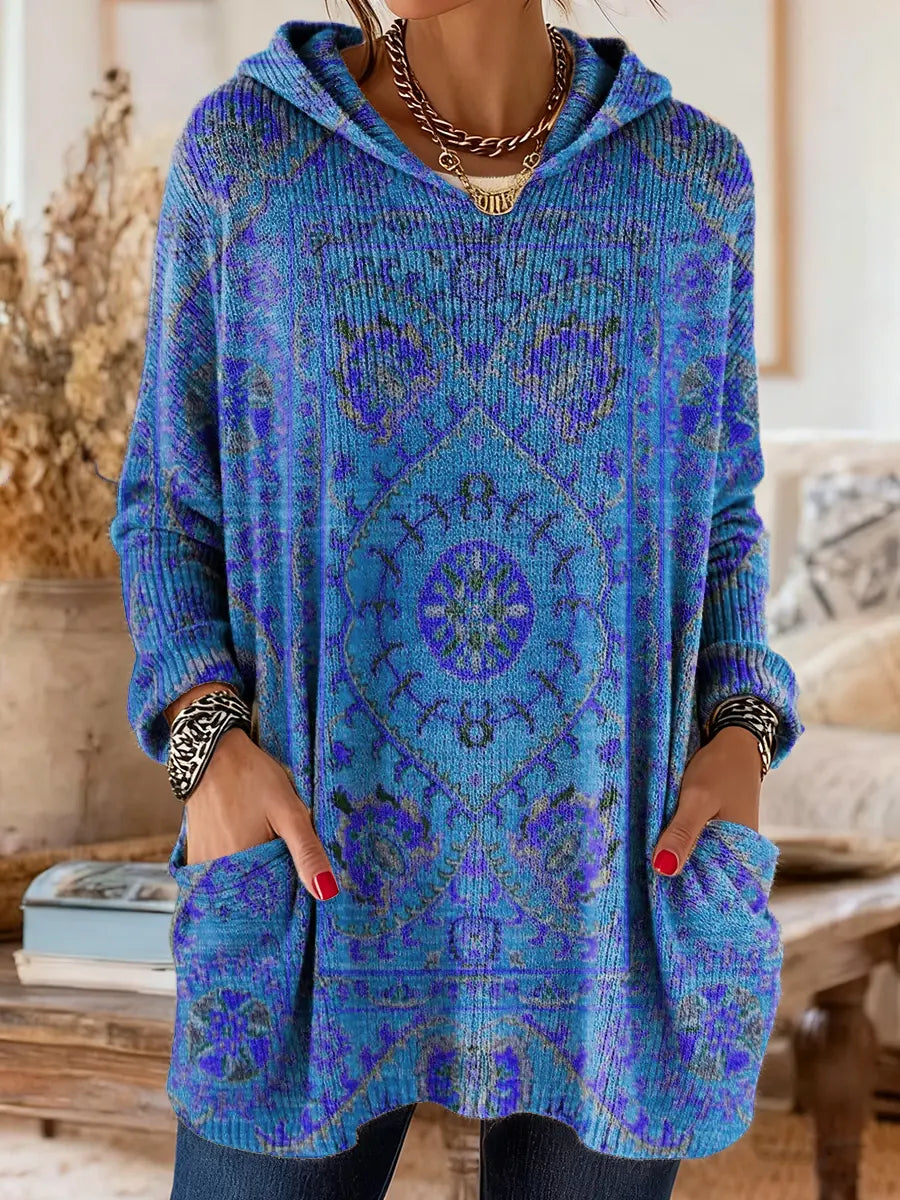 Isolde | Hooded Knit Tunic
